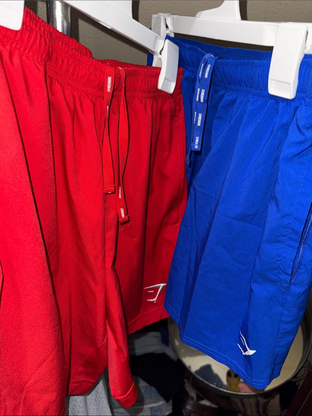 ✨Bundle✨Gymshark Red & Blue Athletic Shorts